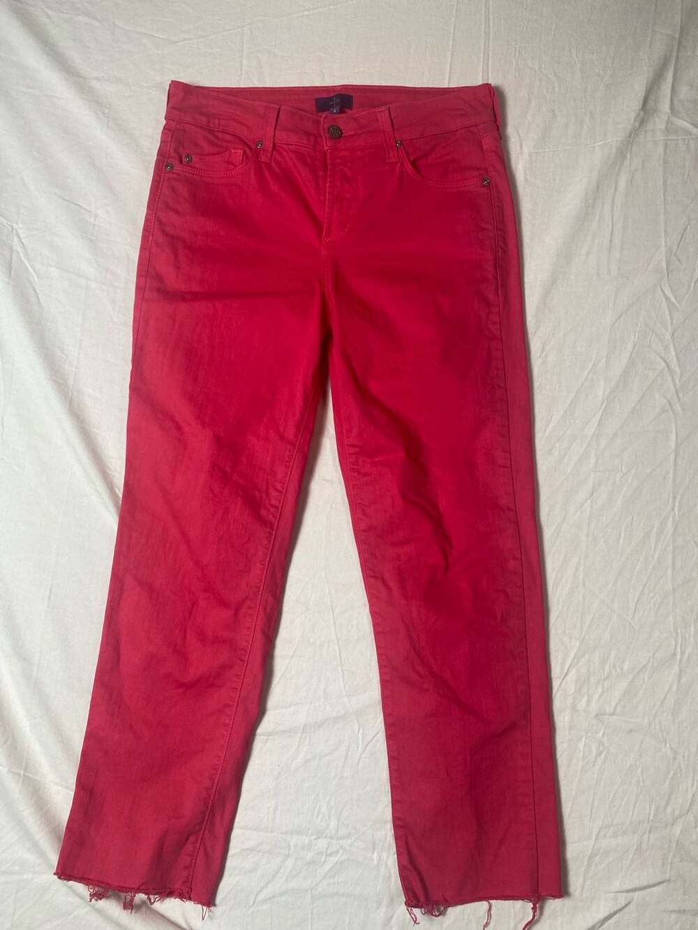 NYDJ Red Ankle Crop Jeans (1295) size 4